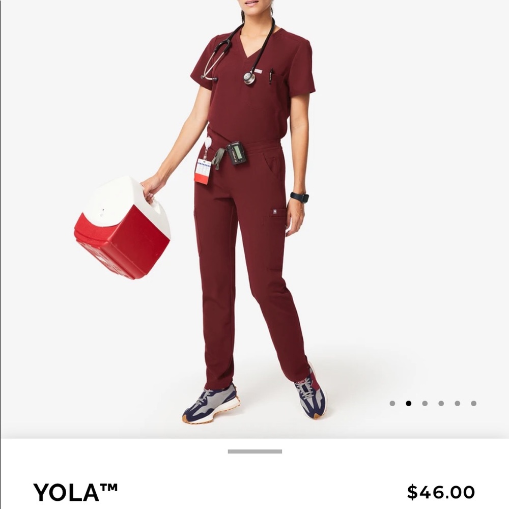 Fig scrub pants